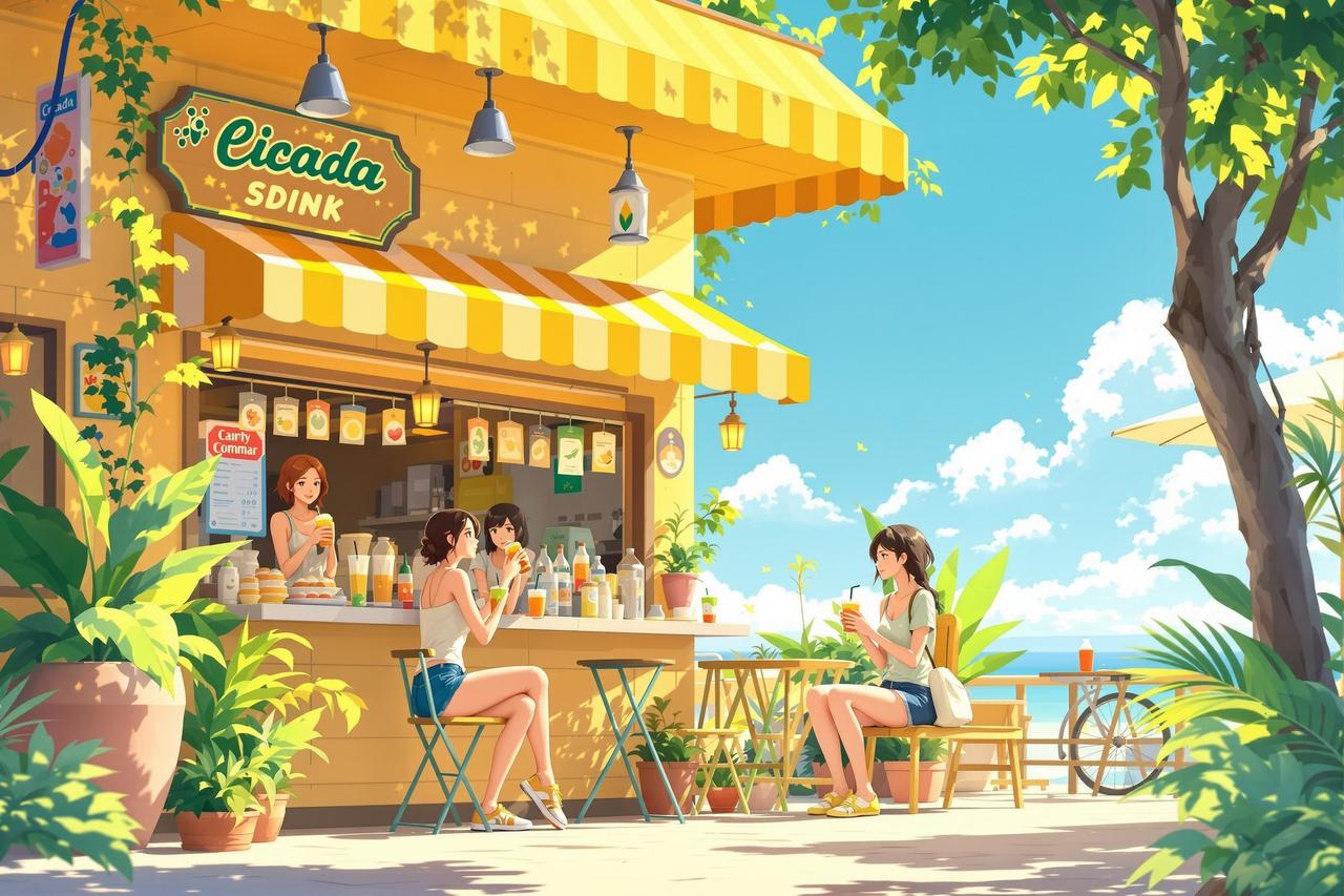漫剧免费版 - 夏日汽水与蝉鸣 漫剧免费版出品作品 - 夏日汽水与蝉鸣