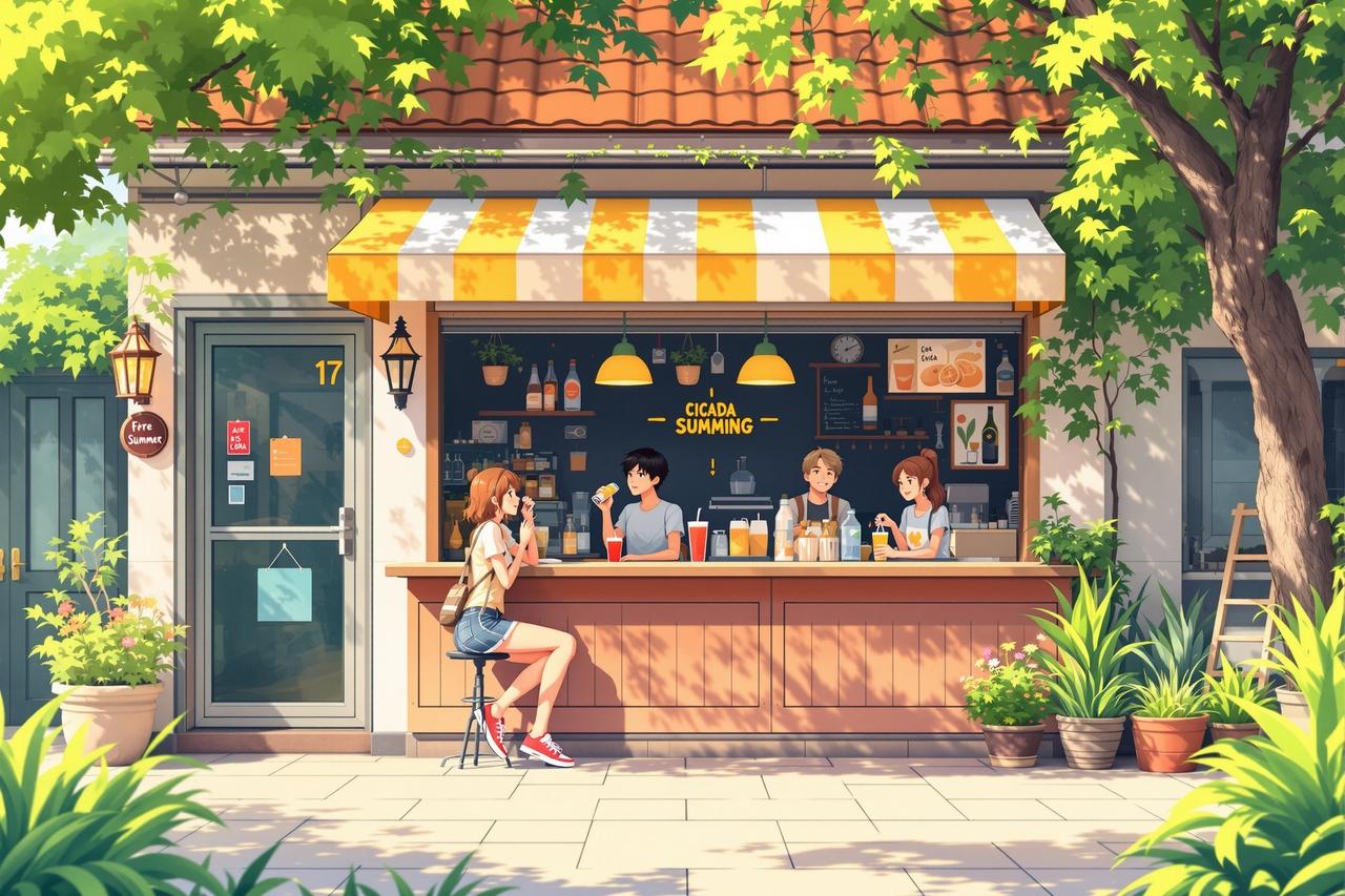 漫剧免费版作品 - 夏日汽水与蝉鸣 漫剧免费版 - 夏日汽水与蝉鸣